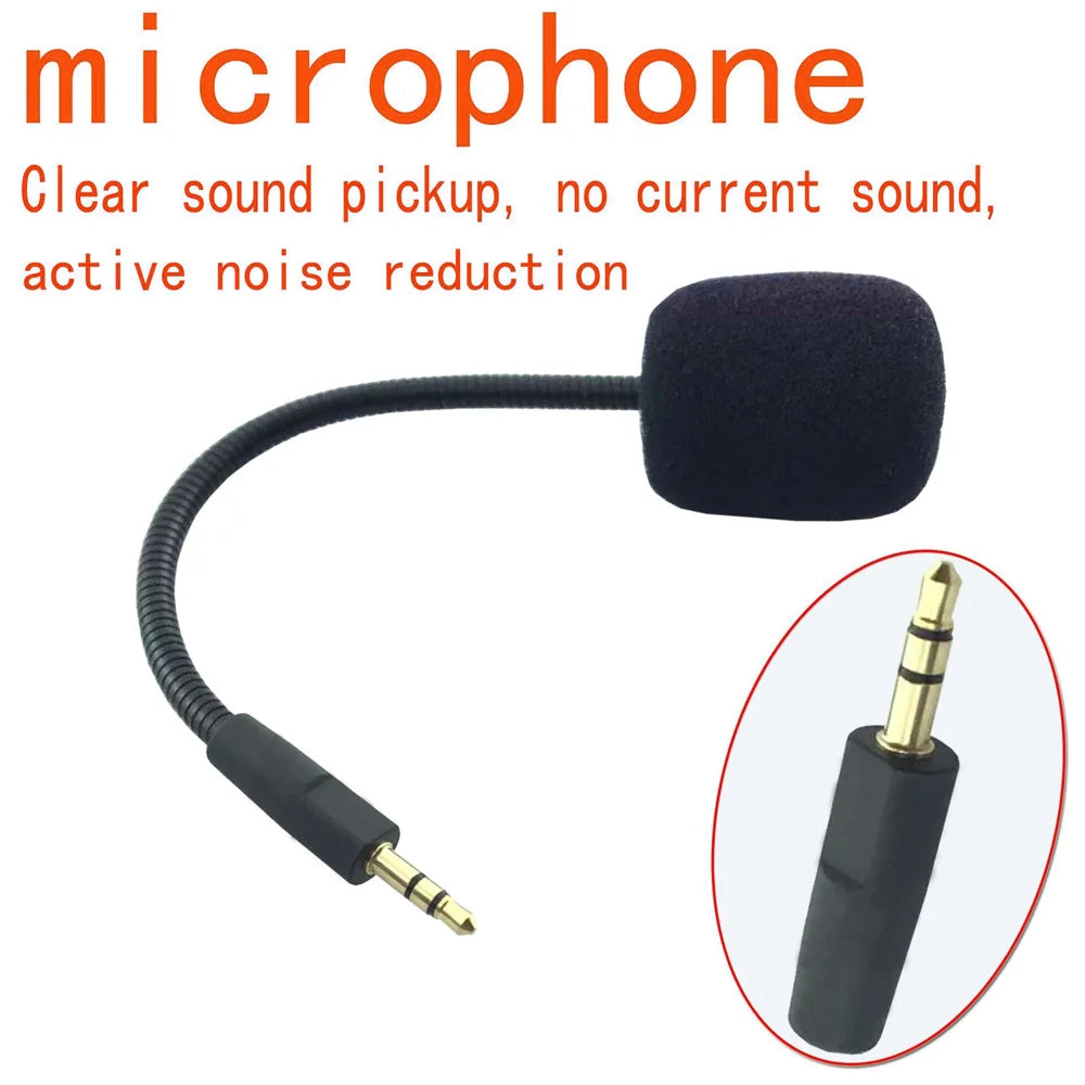 For HyperX Cloud Orbit S Gaming Headset Microphone Noise Cancelling Detachable Boom Mic with 3.5mm Jack - Black - 5