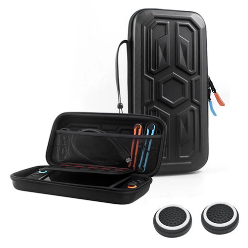 Portable Carrying Case for Nintendo Switch 2 EVA Hard Shell Protective Storage Bag with 2Pcs Joystick Caps - 1