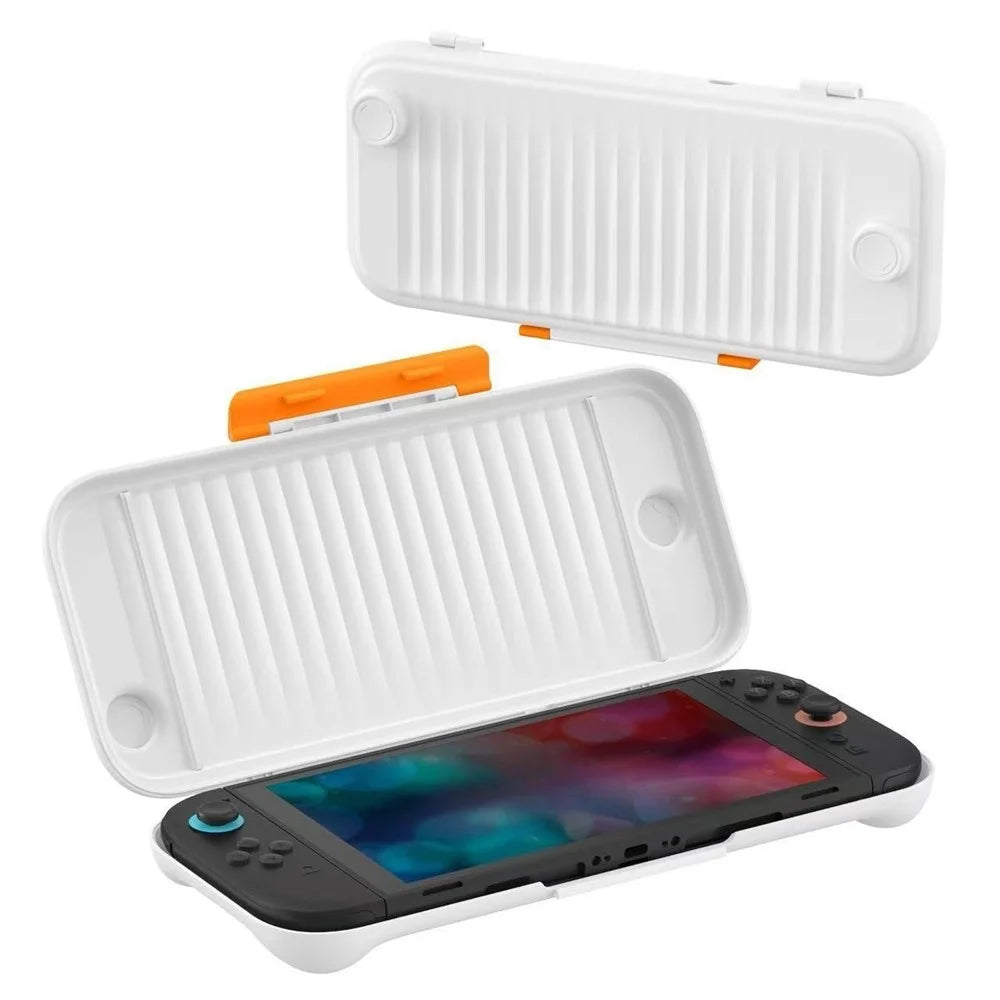 For Nintendo Switch 2 Game Console Hard Shell Case Translucent Matte PC Protective Storage Cover - White - 1