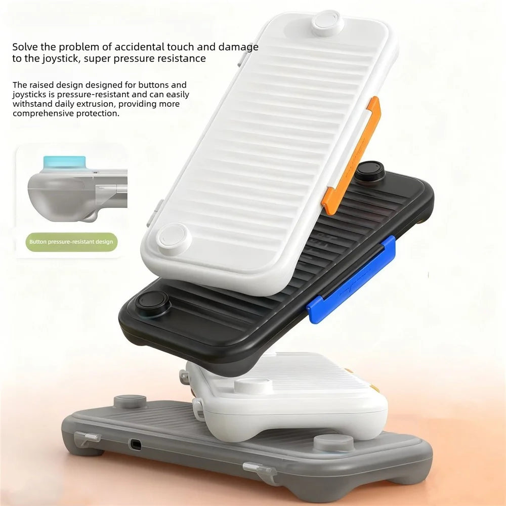 For Nintendo Switch 2 Game Console Hard Shell Case Translucent Matte PC Protective Storage Cover - White - 3