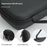 For ANBERNIC RG VITA / RG VITA Pro Gaming Console EVA Shockproof Storage Bag Portable Carrying Case - Black - 2