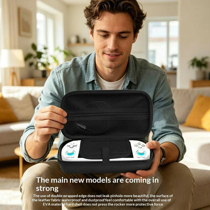 For ANBERNIC RG VITA / RG VITA Pro Gaming Console EVA Shockproof Storage Bag Portable Carrying Case - Black - 4