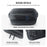 JYS SDM009 Controller Carrying Case for Steam Controller  /  Switch Pro  /  Switch 2 Pro  /  PS5  /  PS4  /  Xbox Hard EVA Travel Storage Bag - Black - 7