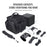JYS SDM002 Multi-Functional Carrying Case for Steam Machine  /  Steam Deck Console Travel Storage Bag with Shoulder Strap Waterproof Protective Pouch - Black - 3