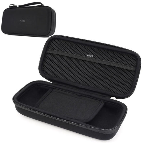 AYN Carrying Case for AYN Odin 3 Handheld Gaming Console EVA Hard Shell Storage Bag with Handle - Black - 1