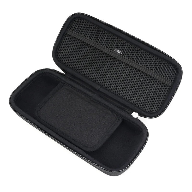 AYN Carrying Case for AYN Odin 3 Handheld Gaming Console EVA Hard Shell Storage Bag with Handle - Black - 3