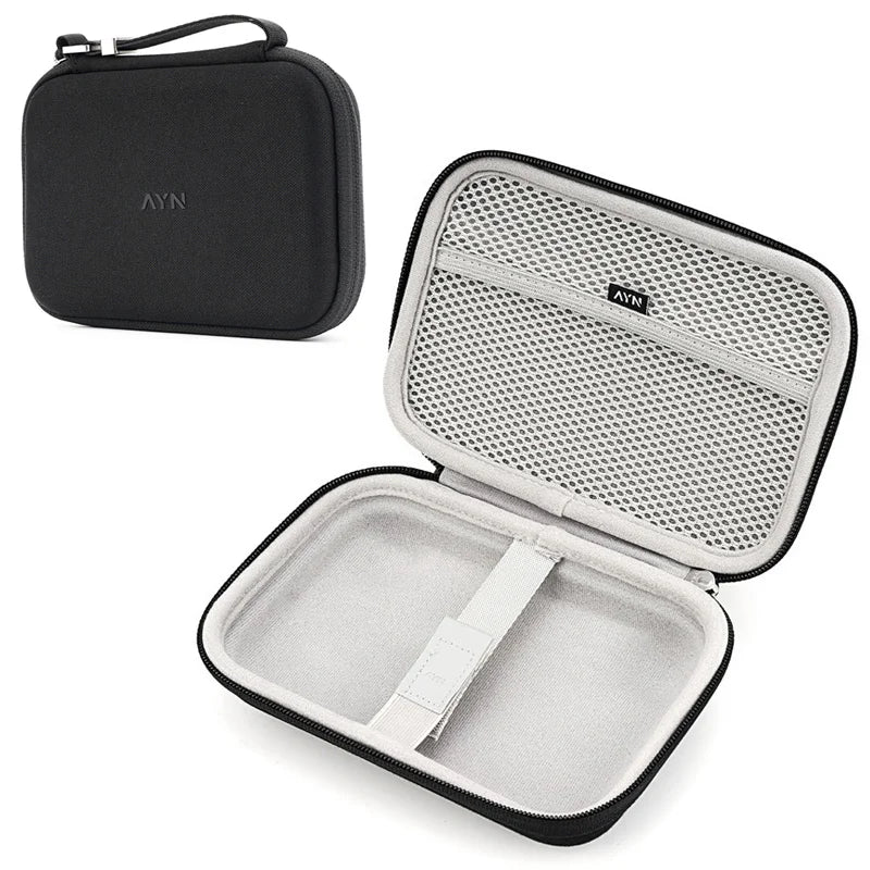 AYN Carrying Case for AYN Thor Gaming Console EVA Hard Shell Portable Storage Bag with Handle - Black - 1