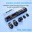 QY99 Wireless Lavalier Microphone AI Noise Reduction Type-C Interface Lavalier Mic with Tripod & Storage Case (2 Microphones+1 Receiver) - 5