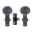 QY22 2.4G Wireless Lavalier Microphone Type-C 20m Range Lavalier Mic for Live Streaming Interview (2 Microphones+1 Receiver) - 1