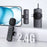 QY22 2.4G Wireless Lavalier Microphone Type-C iP (5-14) 3.5mm TRS Lavalier Mic for Live Streaming Interview (2 Microphones+1 Receiver) - 4
