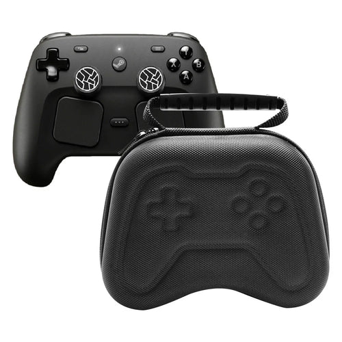 For Steam Controller (2nd generation) Storage Case Shockproof EVA Protective Carrying Pouch - Black - 1