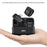 YESIDO KR31 Type-C Plug 2.4GHz Wireless Lavalier Microphone AI Noise Cancellation with Charging Case, 2 Transmitters + 1 Receiver - Black - 7