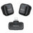 YESIDO KR28 iP Plug 2.4GHz Wireless Lavalier Microphone Dual Transmitter Plug and Play Clip-on Mic - Black - 1