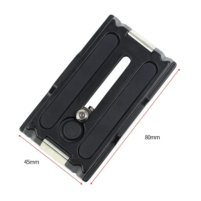 QRA-635L Quick Release Plate SLR DSLR Camera Lens Tripod Mount Clamp Plate Adapter - 2