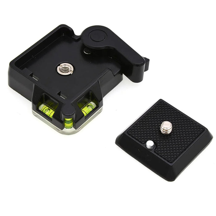 Quick Release Plate Platform Mount Base Camcorder Tripod Monopod Ball Head for DSLR Camera QR40 1/4 Screw - 2
