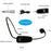 U12A Head-mounted UHF Wireless Microphone Headset Voice Amplifier Mic Speaker for Teaching Guide Lecture Meeting - 3