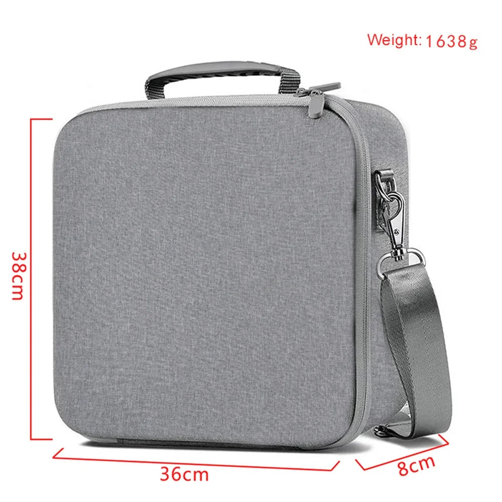 Portable Shockproof Tote Storage Bag Carrying Case for Nintendo Switch Fitness Ring - Grey - 5