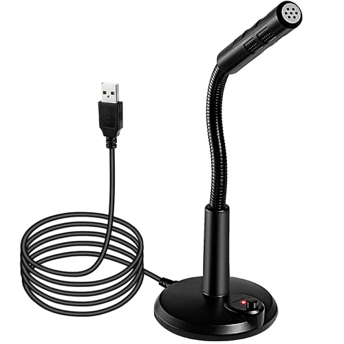 USB Desktop Gooseneck Microphone Conference Game Live Streaming Microphone for Computer - 1
