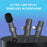 K1 Type-C Wireless Lavalier Microphone USB-C Mini Collar Clip Microphone for Video Calling Live Broadcasting - 2