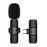 K1 Clip Microphone 2.4G Wireless Lapel Mic with Type-C Receiver for Mobile Phone Live Stream Interview Short Video - 1