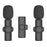 K2 2 Lavalier Microphones with 1 8-Pin Receiver Noise Reduction Live Interview Phone Recording Wireless Lapel Mic - 1