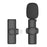 K2 2 Lavalier Microphones with 1 8-Pin Receiver Noise Reduction Live Interview Phone Recording Wireless Lapel Mic - 2
