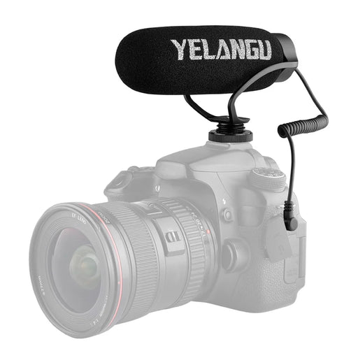 YELANGU MIC08 On-camera Condenser Microphone Video Mic for Camera Smartphone - 1