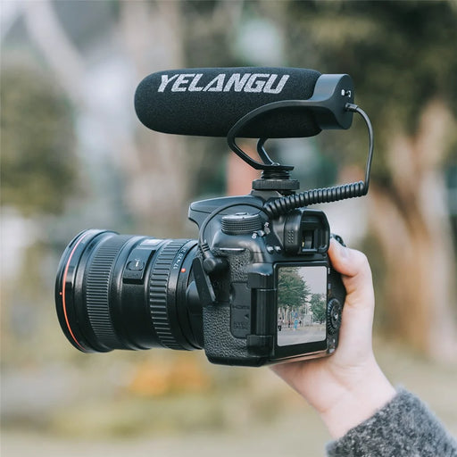YELANGU MIC08 On-camera Condenser Microphone Video Mic for Camera Smartphone - 2