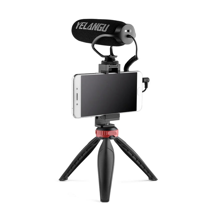 YELANGU MIC08 On-camera Condenser Microphone Video Mic for Camera Smartphone - 7