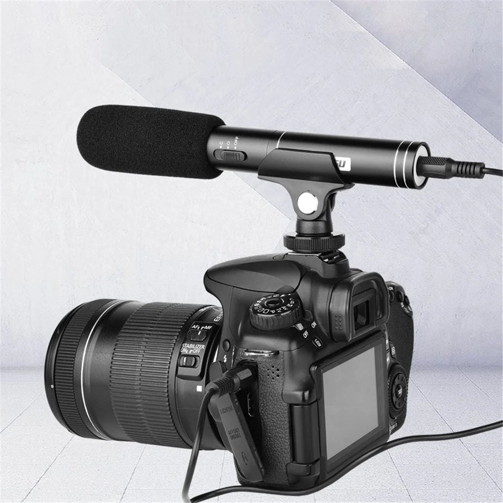 YELANGU MIC01 Condenser Microphone for Camera Recording Vocals Voice YouTube Tiktok - 3