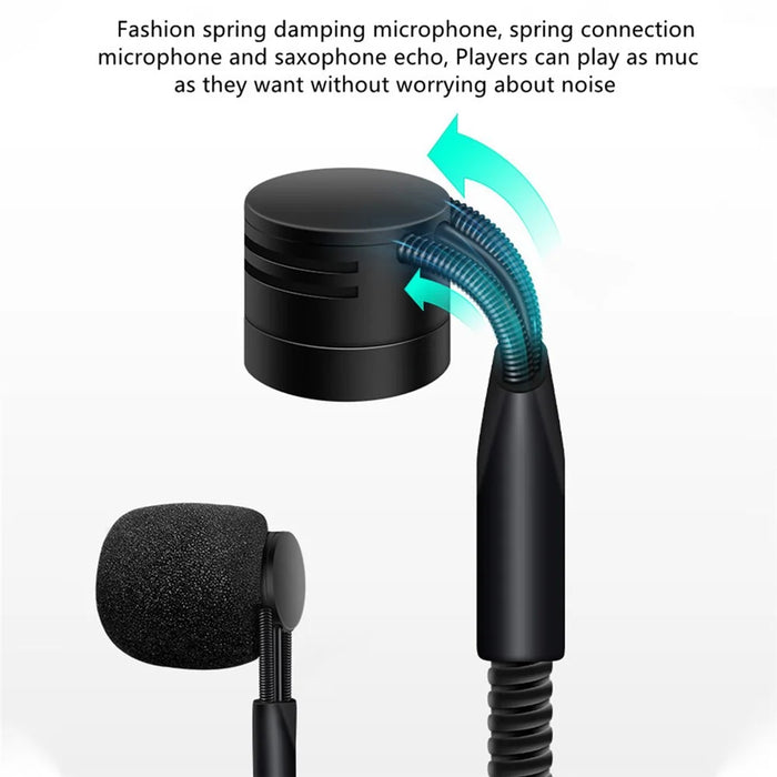 U12SKS-T UHF Wireless Microphone System Clip-on Musical Instruments Receiver Transmitter for Saxophone Trumpet - 2