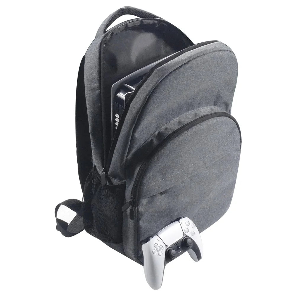 Gaming Backpack Shoulder Bacpack Travel Backpack Portable Carrying Bag Adjustable Shoulder Bag for Sony PlayStation 5 and Accessories - 5
