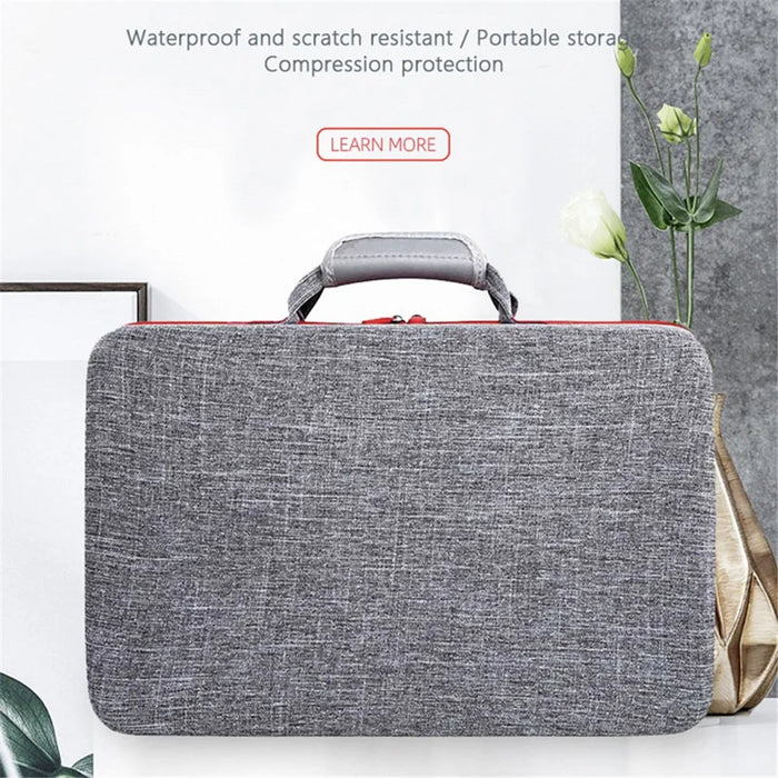 Portable Carrying Bag Storage Case with Adjustable Shoulder Strap for Sony PS5 Console and Accessories - 4