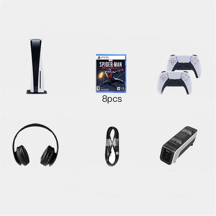 Portable Carrying Bag Storage Case with Adjustable Shoulder Strap for Sony PS5 Console and Accessories - 7