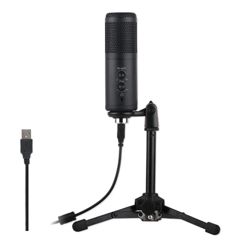 A9 USB Microphone Real-Time Monitor Volumn Adjustment External Condenser Microphone for Livestreaming/Gaming - Standard - 1
