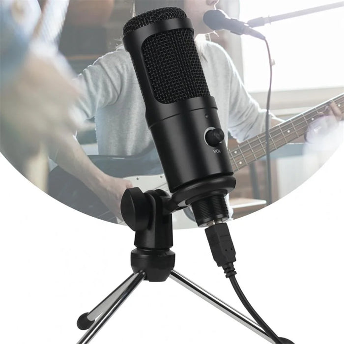 A6 USB Gaming Microphone Computer Condenser PC Mic with Tripod Stand for Streaming Podcasting Gaming Vocal Recording - 7