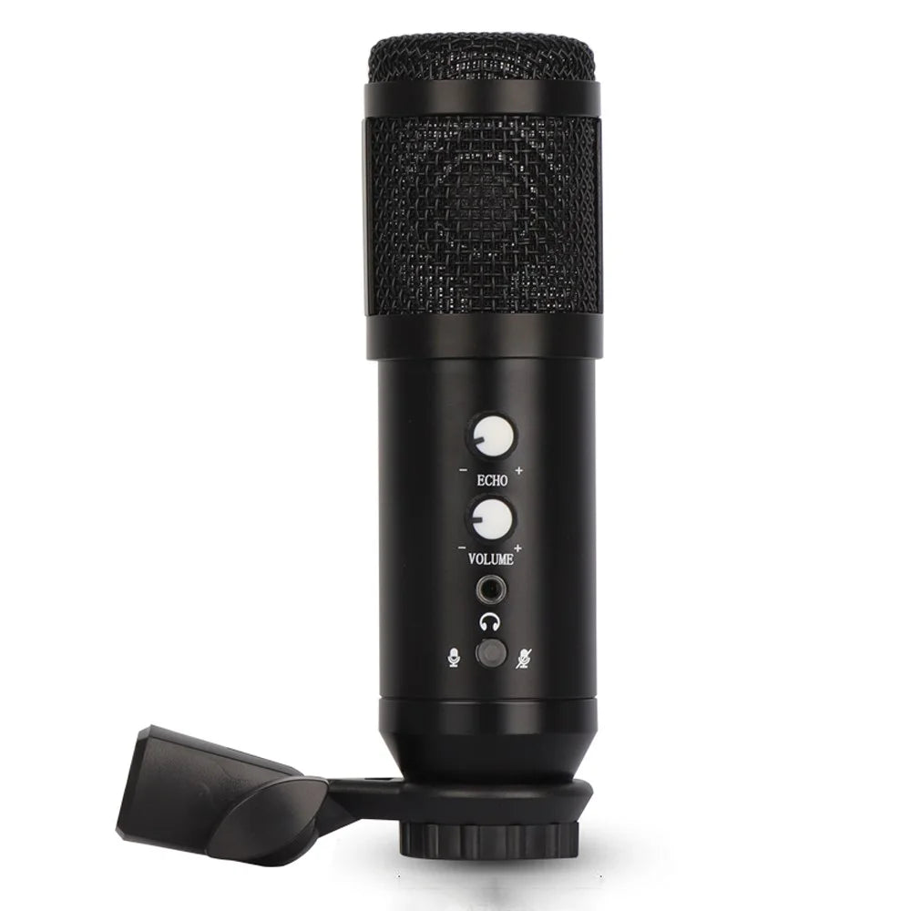 E102/192K Tripod USB Wired Condenser Microphone Professional Desktop Cardioid Mic for Recording/Singing/Teaching/Gaming/Live Broadcast - 5
