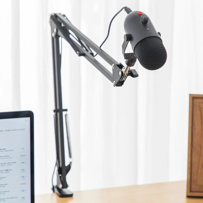 A22-X Desktop Microphone Set with Flexible Boom Arm Stand Plug and Play for PC Desktop Laptop Computer Gaming Streaming Podcast - 5