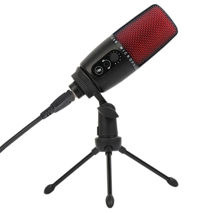 ME3 USB Wired Condenser Microphone Professional Mute Sensor Detail Oriented Mic for Recording/Singing/Teaching/Gaming/Live Broadcast - 2
