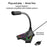 M4 USB Condenser Computer Microphones RGB Light Gaming Condenser Desktop Microphones for Broadcasting Online - 5