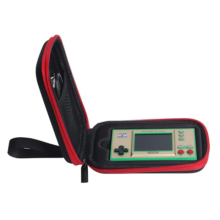 Carrying Case for Nintendo Game and Watch Protective Storage Organizer Bag - Red - 2
