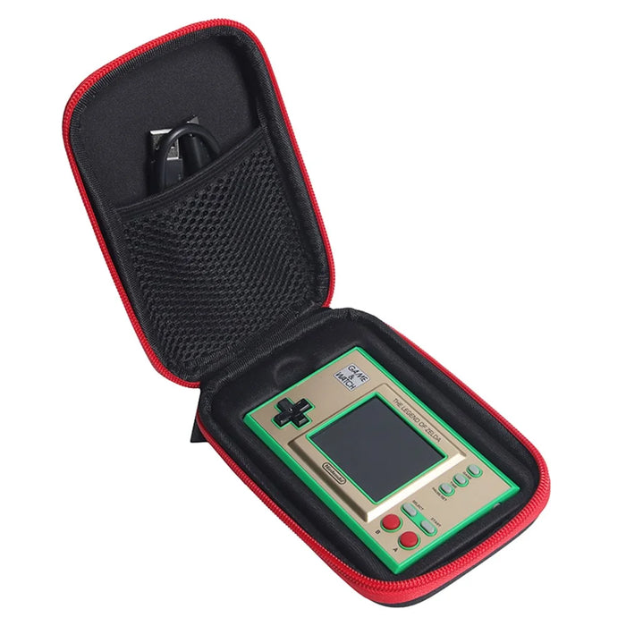 Carrying Case for Nintendo Game and Watch Protective Storage Organizer Bag - Red - 3