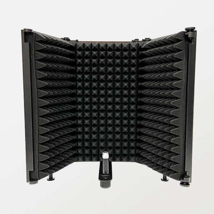 AQA S3 Microphone Isolation Shield High Density Absorbent Foam 3 Folding Panels Sound Shield Mic Recording Equipment - 2
