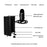 AQA S3 Microphone Isolation Shield High Density Absorbent Foam 3 Folding Panels Sound Shield Mic Recording Equipment - 3