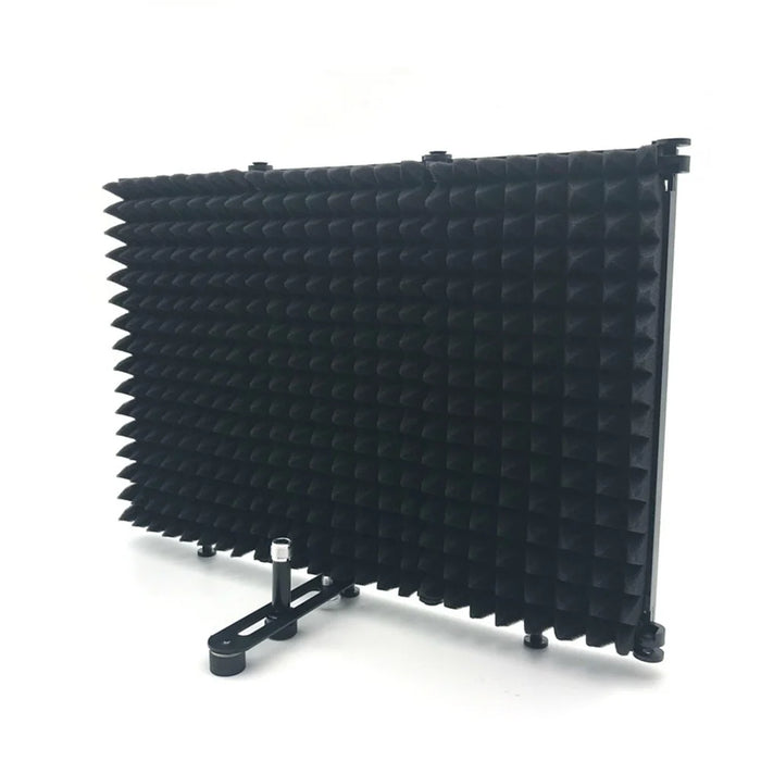 AQA S3 Microphone Isolation Shield High Density Absorbent Foam 3 Folding Panels Sound Shield Mic Recording Equipment - 7