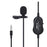 YELANGU MY2 USB Rechargeable Clip-on Microphone 3.5mm Adapter Condenser Mic Phone Camera Computer Microphone for Online Meeting Livestream Remote Teaching Recording - 1