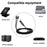RCA19 1m XLR Male to Dual RCA Male Plug Stereo Audio Cable Cord for Mxing Console Microphone Amplifier - 5