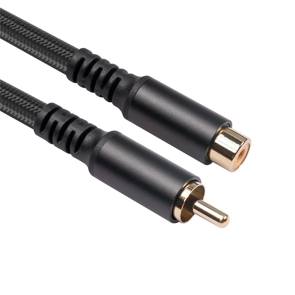 3709MF 1.8m RCA Male to Female Audio Extension Cable AUX Cord for HDTV DVR Speaker - 5