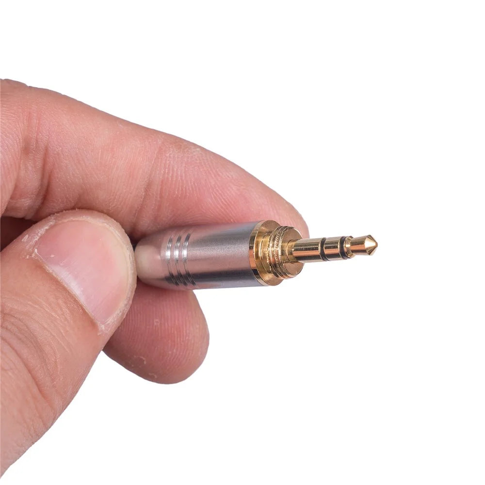6.35mm+3.5mm Male to XLR 3Pin Converter Cable for Microphone Mixing Console Camera - 4