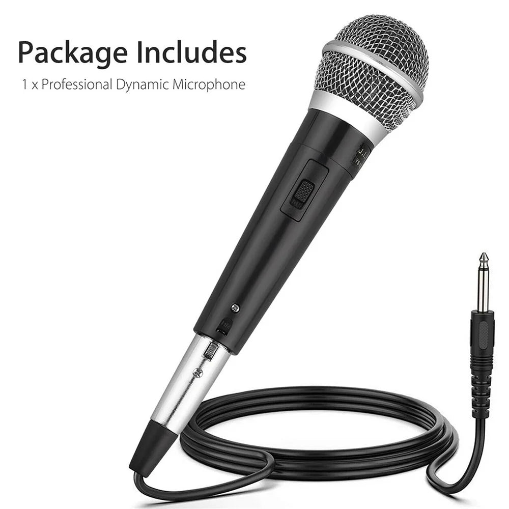 Moving Coil Handheld Wired Dynamic Microphone Unidirectional Mic for Stage Singing Home KTV Meeting - 5